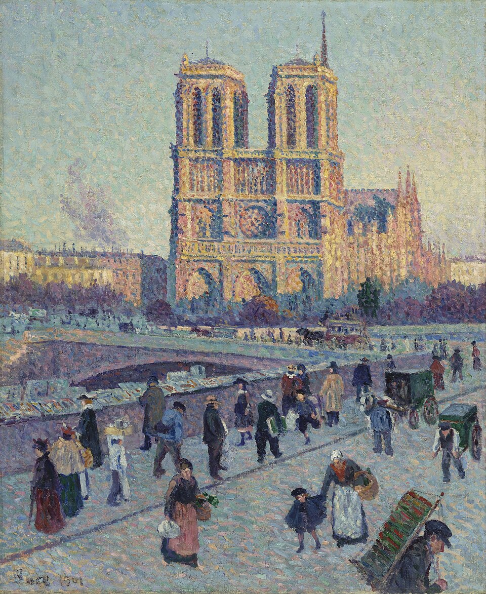Le Quai Saint-Michel et Notre-Dame by Maximilien Luce